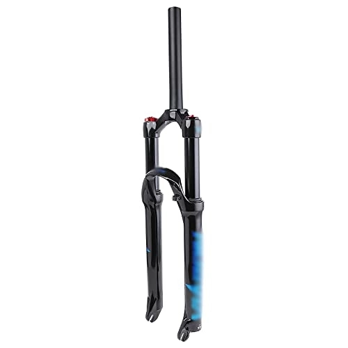 Mountain Bike Fork : Mountain Bicycle Suspension Forks, Straight 26, 27.5, 29 Inch Bike Front Fork with Rebound Adjustment 100Mm Travel Bike Front Fork Air MTB Manual Lockout Fork Ultralight Bicycle Accessories, B, 27.5 inch