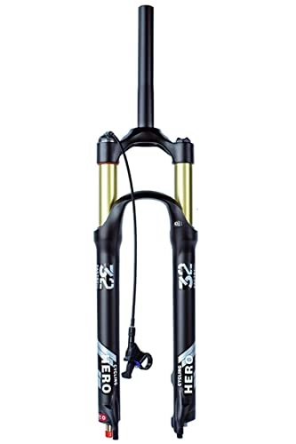 Mountain Bike Fork : Mountain Bike Air Suspension Forks 26 / 27.5 / 29'' Air Shock Absorber with Damping Travel 100mm 1-1 / 2 1-1 / 8 MTB Fork Disc Brake Bicycle Front Fork QR 9mm 1640g