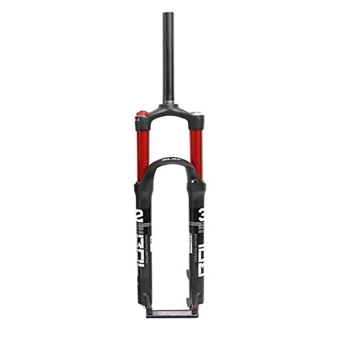 Mountain Bike Fork : Mountain Bike Double Shoulder Fork Front Shoulder Control Aluminum Alloy Double Air Chamber Fork 26 / 27.5 / 29er Inch Supension 100mm Fork For Bicycle Accessories (27.5er Red)