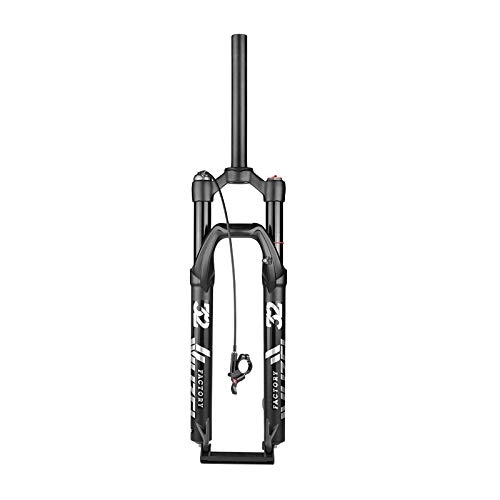 Mountain Bike Fork : Mountain Bike Fork, 26, 27.5, 29 Inch Shock Absorber Front Fork Barrel Axle Shoulder Lock Aluminum Magnesium Alloy Stroke 120mm MTB Bicycle Suspension Fork