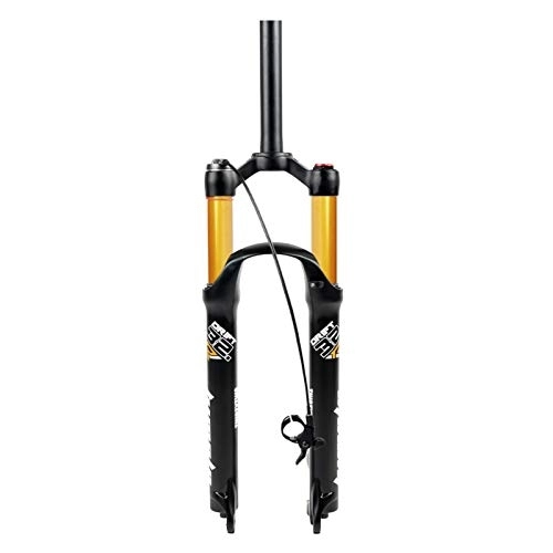 Mountain Bike Fork : Mountain Bike Fork, 26, 27.5, 29 Inches Exposure Stroke 120MM Aluminum-Magnesium Alloy Super Light and High Strength Suitable for Bicycles MTB Bike Front Fork