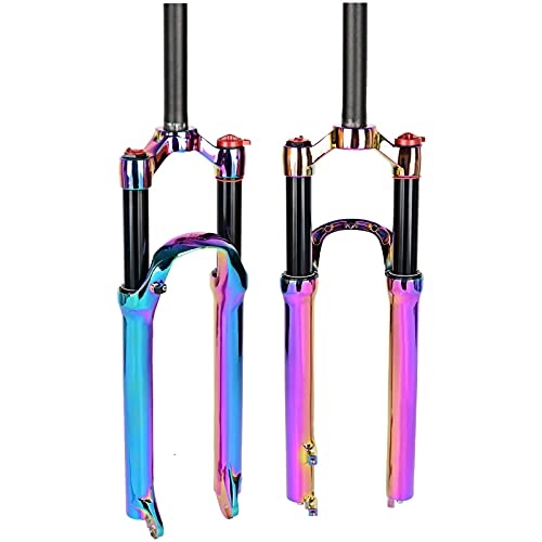 Mountain Bike Fork : Mountain Bike Fork, Bike Air Fork 27.5, 29Inches Aluminum Alloy Shoulder Control Air Fork Deadlock Function Suitable for Bicycles MTB Bike Front Fork 27.5 inch