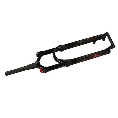 Mountain Bike Fork : Mountain Bike Front Fork, Mountain Bike Suspension Fork, Tapered Steerer, Excellent Lockout Control, Shock Absorption for Off-road Sites