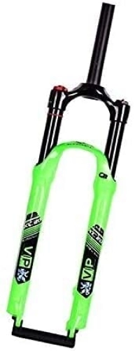 Mountain Bike Fork : Mountain Bike Suspension Fork MTB Suspension Fork Mtb Fork Travel 120Mm 26, 27.5 Inches Aluminum-Alloy Material Mountain Bike Bicycle Suspension Forks (Color : Green, Size : 26 inches)