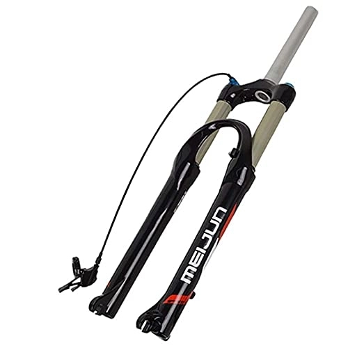 Mountain Bike Fork : MTB 26 inch bicycle suspension fork, Bike fork, Bicycle front fork, Bicycle fork, Mountain bike alloy air fork, Smart Lock Hub: 100mm