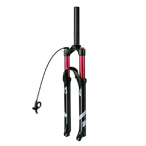 Mountain Bike Fork : MTB Air Fork, Stroke 120mm Remote Lock 26 / 27.5 / 29 Inch Suspension Fork Rebound Adjustment Straight Tube QR 9mm for MTB BIKEe