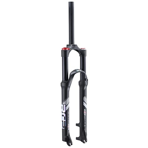 Mountain Bike Fork : MTB Air Suspension Forks 26 / 27.5 / 29 Mountain Bike Fork Disc Brake 1-1 / 8 110mm Travel 9mm QR Bicycle Front Fork Ultralight HL 1670G (Size : 27.56) (26)
