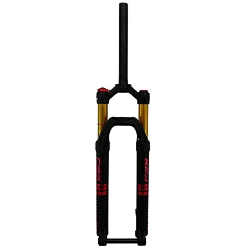 Mountain Bike Fork : MTB bike 29 Inch Mountain Bike Suspension Fork, 27.5 Inch Bicycle Forks Steerer MTB Bumper Remote Unisex's Lock Out Travel 120mm Air Fork (Color : B, Size : 27.5 INCH)