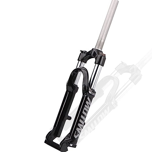 Mountain Bike Fork : MTB Suspension Fork 26 / 27.5 / 29 Inches, 28.6mm Straight Tube Spring Front Fork QR 9mm Mountain Bike Fork Manual Locking XC Bicycle Forks, Manual Lockout, 26inch