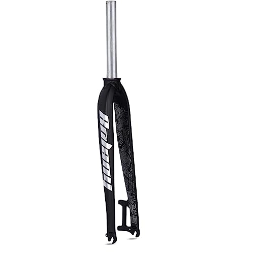 Mountain Bike Fork : MTB Suspension Fork 26 / 27.5 / 29 Inches, 28.6mm Straight Tube Spring Front Fork Travel 100mm Mountain Bike Fork Manual Locking XC Bicycle Forks, Black, 26inch