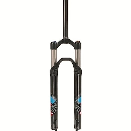 Mountain Bike Fork : MTB Suspension Fork 26 / 27.5 / 29 Inches, Straight Tube Spring Front Fork QR 9mm Travel 100mm Mountain Bike Fork Manual Locking XC Bicycle Forks, Manual Lockout, 29inch