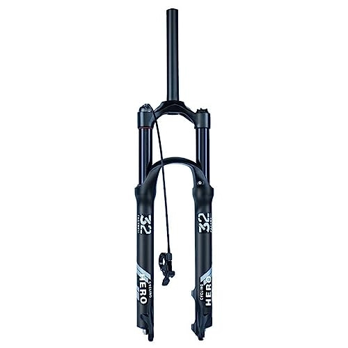 Mountain Bike Fork : MTB Suspension Fork 26 / 27.5 / 29 Inches, Straight Tube Spring Front Fork Travel 100mm Mountain Bike Fork Manual Locking XC Bicycle Forks, wire control, 27.5inch