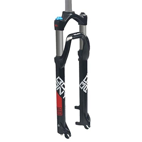 Mountain Bike Fork : MZP 26 Inch Snow hydraulic front fork, Off-road bicycle shock Front fork stroke: 100mm (Color : Black, Size : 26inch)