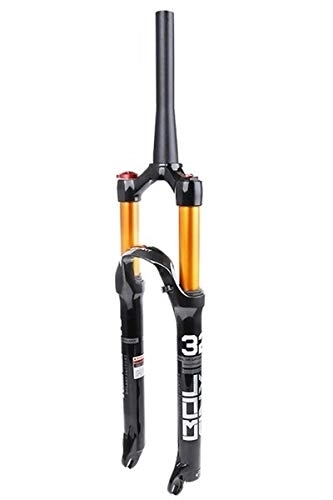 Mountain Bike Fork : NESLIN Mountain bike fork, with adjustable damping system, suitable for mountain bike / XC / ATV, 27.5er Tapered Hand