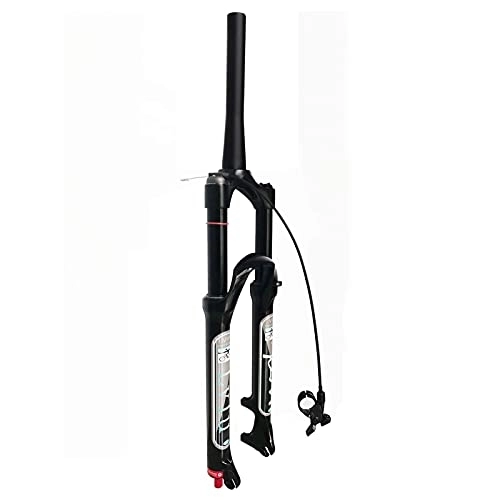 Mountain Bike Fork : NESLIN Mountain bike fork, with adjustable damping system, suitable for mountain bike / XC / ATV, 29 inch-Tapered-Remote-lock out