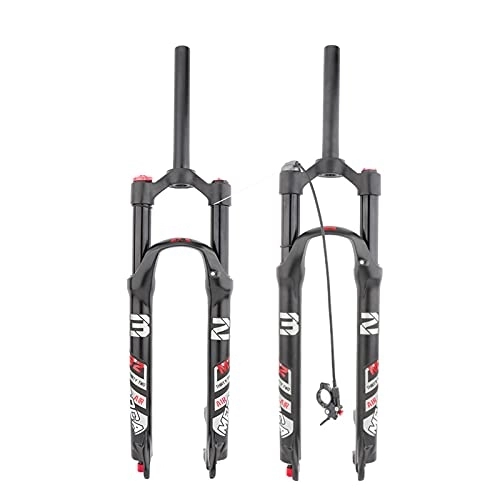 Mountain Bike Fork : OONYGB Mountain Bike Suspension Fork, 26 / 27.5 / 29 Inch Bicycle Fork, Straight Tube 28.6mm, QR 9mm, Shoulder Control / Wire Control Lockout Bicycle Fork, Off-road Bicycle Front Fork with Damping.