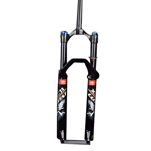 Mountain Bike Fork : pianaiBB 26"27.5" 29 Inch Bicycle Suspension Fork Mtb Double Chamber Bicycle Air Fork 1-1 / 8"Disc Brake Qr Lock Out 100Mm Trave 1750G