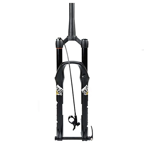 Mountain Bike Fork : Pkssswd Downhill Fork 26 27.5 29 Inch Mountain Bike Fork Bicycle Air Suspension MTB Disc Brake Fork Through Axle 15mm HL / RL Travel 135mm -G (Color : REMOTE CONTROL, Size : 26INCH)
