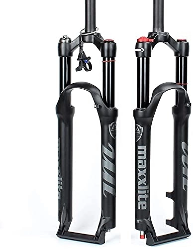 Mountain Bike Fork : qaqy Bicycle Fork 26"27.5" 29 Inch Bicycle Suspension Fork Bicycle Hub 120mm Air Fork Bicycle Suspension Front Fork Mountain Bike Bike Fork (Color : Straight line control, Size : 26 inches)