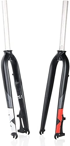 Mountain Bike Fork : qaqy Starrgabel, bike fork, mountain bike front fork + sports gear fork, to 26 27.5 29 inch MTB bike fork bicycle zubehö (Size : 26in)