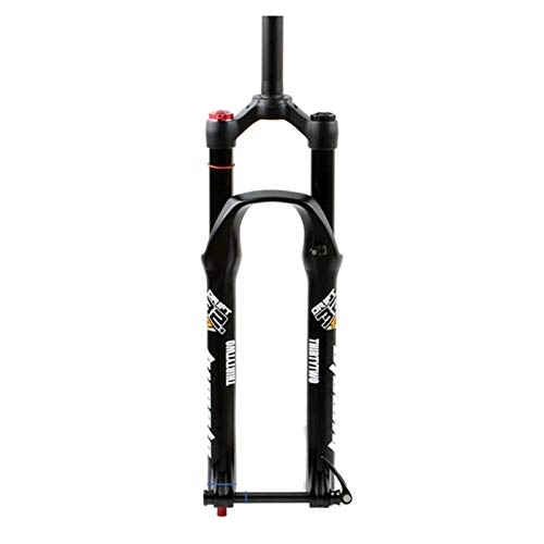 Mountain Bike Fork : QHY Cycling Suspension forks 26 27.5 29 Inch Bicycle Downhill Fork Mountain Bike Suspension Fork 1-1 / 8 Straight Air Resilience 15mm Thru Axle Rebound Adjustment Disc Brake Travel 100mm