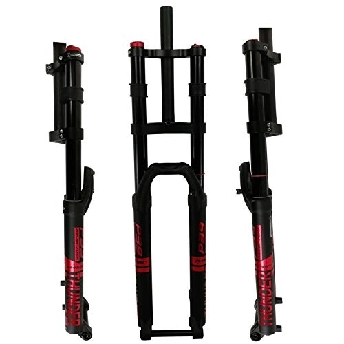 Mountain Bike Fork : QHY Cycling Suspension forks Mountain Bike Fork Downhill Suspension Fork 27.5" 29" Bike Air Suspension Fork 32 MTB DH 1-1 / 8 Straight Steerer 160mm Travel 15mm Thru Axle Manual Lockout Bicycle Fork