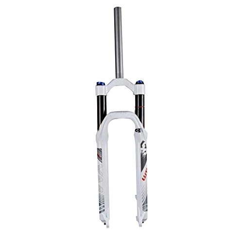Mountain Bike Fork : QHY Mountain Bike Air Suspension Front Fork MTB 26 27.5 29 Inch 120mm Travel Rebound Adjust Ultralight Bicycle Forks Thru Axle 15 * 110mm (Color : Straight pipe HL-A, Size : 27.5in)