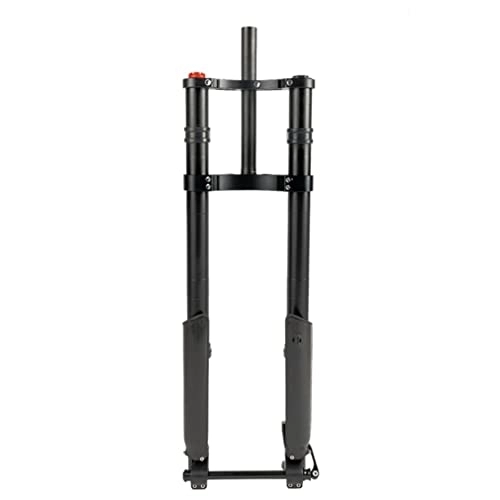Mountain Bike Fork : QHY Mountain Bikes Fork 26 / 24 Inch MTB Bike Suspension Fork BMX 160mm Travel Bicycle DH Fork Magnesium Alloy Downhill Forks 15mm Through Axle 1-1 / 8" Threadless HL (Color : Black, Size : 26'')