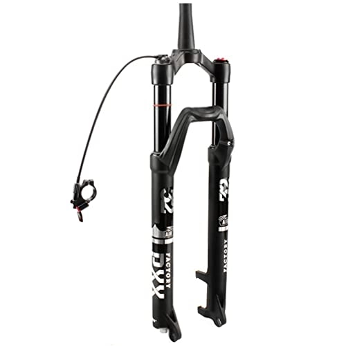Mountain Bike Fork : QHY MTB Fork 26 27.5 29in Cycling Suspension Bike Front Fork Bicycle Air Shock Absorber Cone Tube Fork Travel 105mm QR RL / HL 1750g (Color : Silver RL, Size : 29in)