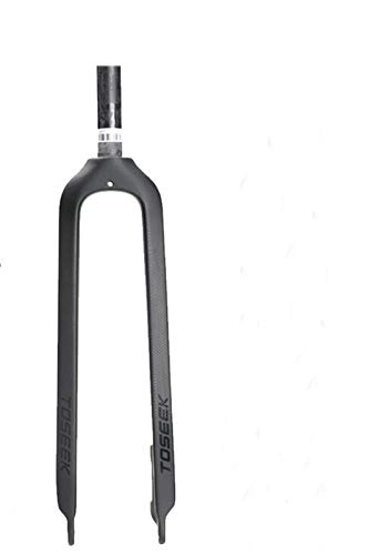 Mountain Bike Fork : qidongshimaohuacegongqiyouxiangongsi Bike forks Carbon Fork 26 27.5 29er Bicycle Fork Road MTB Bike Front Fork 29 T800 Carbon fiber suspension 2020 mtb fork (Color : Black Red 26)