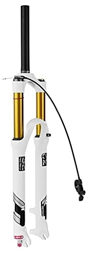 Mountain Bike Fork : QMZDXH Bicycle Air Shock Absorber Front Fork, 26 / 27.5 / 29 Inch Bicycle Air MTB Front Fork, 140Mm Travel Light Alloy 1-1 / 8"Mountain Bike Suspension Fork A, 27.5in