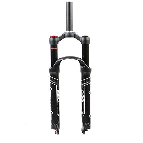 Mountain Bike Fork : RTYUIO 26 / 27.5 / 29 Inch Bike Suspension Forks, Adjustable Damping Straight Canal Spinal Canal Mountain Bike Suspension Pneumatic Fork (Straight canal a)