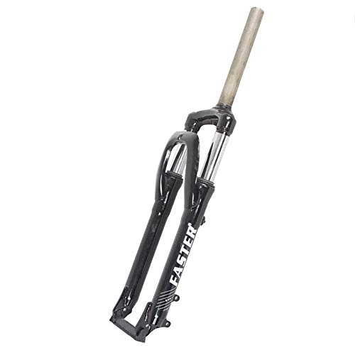 Mountain Bike Fork : SEESEE.U Bicycle Fork Mountain Bike Front Fork Bicycle Suspension Forks Air Gas Control Locking Suspension Bicycle Forks High-Carbon Steel 26In Mtb Fork