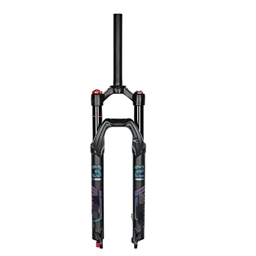 Mountain Bike Fork : SHENYI Mountain Bike Front Fork Damping Rebound Adjustment Suspension Fork 26 27.5 29 inch MTB Bicycle Shock Absorption Air Fork (Color : 27.5 Straight Manual)