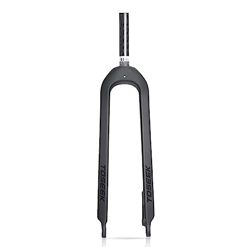 Mountain Bike Fork : splumzer 1-1 / 8" 26 / 27.5 / 29" 3K T800 MTB Fork with Fixed Full Carbon Disc Brake 28.6mm Threadless Straight Tube Super Light Mountain Bike Front Fork (29 inches)