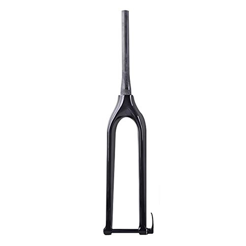 Mountain Bike Fork : Sucastle New Full Carbon MTB Fork Boost 100x15mm 29er Mountain Bike Fork 29" inch Disc Brake Tapered 1-1 / 8 To1-1 / 2 Bicycle Parts (Color : Glossy)