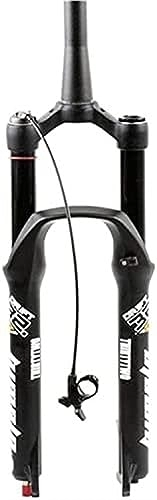 Mountain Bike Fork : Suspension Forks MTB Bike Front Fork 26" 27.5" 29" Bicycle Suspension Fork 130mm Travel Disc Brake 1-1 / 2" Steerer Air Damping for 2.4" Tire QR Accessories ( Color : Cone Tube Rl , Size : 29inch )