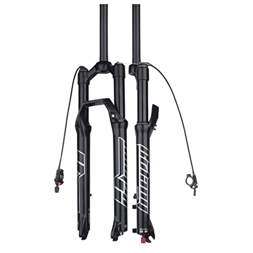 Mountain Bike Fork : TISORT 27.5 29 Inch Mountain Bike Air Fork Rebound Adjust MTB Suspension Forks 1 1 / 8 Straight Tube Magnesium Alloy QR 9mm (Color : RL, Size : 29")