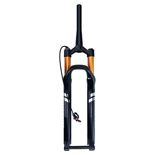 Mountain Bike Fork : TISORT MTB Forks Mountain Bike Suspension Fork 27.5 29 Inch Thru Axle 15mm Rebound Adjustment Manual / Crown Lockout Mountain Bike Forks (Color : Tapered RL, Size : 27.5")