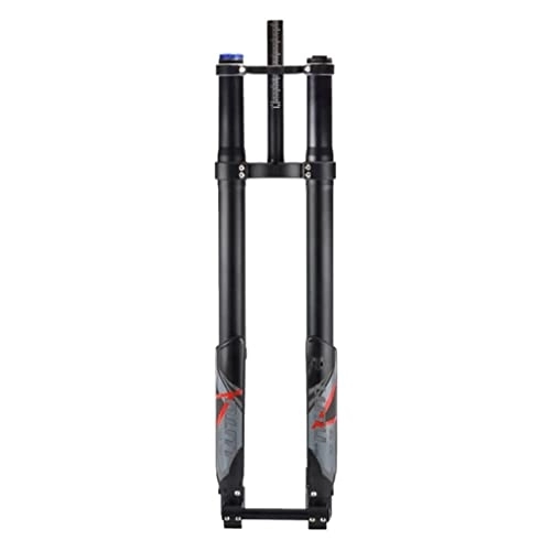 Mountain Bike Fork : UKALOU Mountain Bike Suspension Fork 26 / 27.5 / 29Inch MTB Air Fork Travel 220mm Double Shoulder Inverted Fork Rebound Adjust Manual Lockout Thru Axle 20 * 110mm