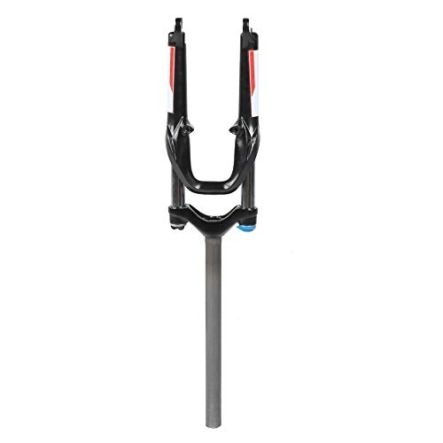 Mountain Bike Fork : VGEBY 20in Bike Oil Pressure Suspension Front Fork Accessory for Mountain Folding Bicycle Extended Head Tube Bicycle Fork(黑色)