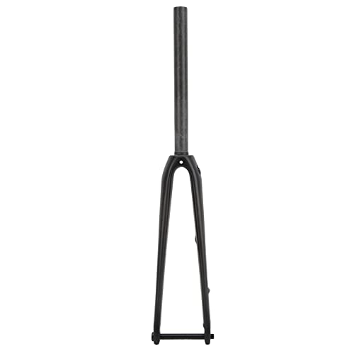 Mountain Bike Fork : VGEBY Suspension Fork, Front Fork Full Carbon Fiber Bike Road Bicycle Straight Tube Rigid Disc Brake Fork Bicycle Parts Mountain Bike Forks(UD Matte)