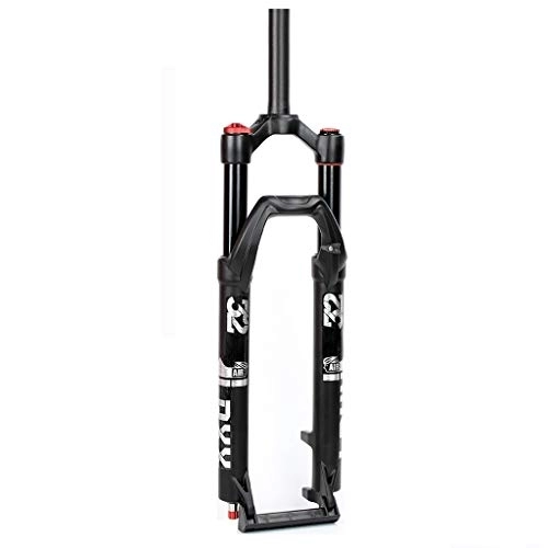 Mountain Bike Fork : VPPV Mountain Air Suspension Fork 27.5 Inch, Bike Downhill 9mm Quick Lock Damping Adjustment MTB Gas Fork Travel 120mm (Color : Black, Size : 29 inch)