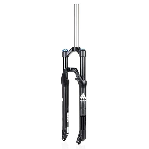 Mountain Bike Fork : VPPV MTB Bike Suspension Forks 26 ", Magnesium Alloy 27.5 Inch Mountain Road Bikes Cycling Straight Tube 1-1 / 8" Disc Travel 100mm (Size : 27.5 inch)