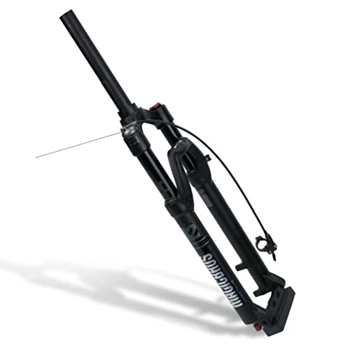 Mountain Bike Fork : WAMBAS 26 / 27.5 / 29 Inch Bike Suspension Forks MTB Fork Travel 80mm Air Fork Rebound Adjust Thru Axle Mountain Bike Front Fork 1-1 / 8'' Straight / Tapered Air Suspension Fork Romete Lockout