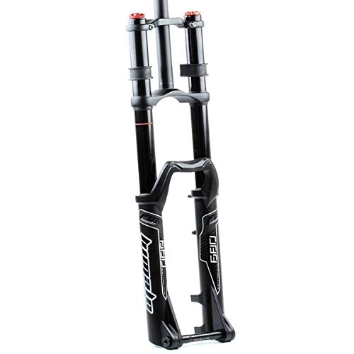 Mountain Bike Fork : WAMBAS 27.5 / 29 Inch Mountain Bike Downhill Front Fork DH AM Fork Air Suspension Fork Rebound Adjustment 110MM*20MM Thru Axle Travel 170mm 3.0 Tire 1-1 / 8" Double Shoulder HL