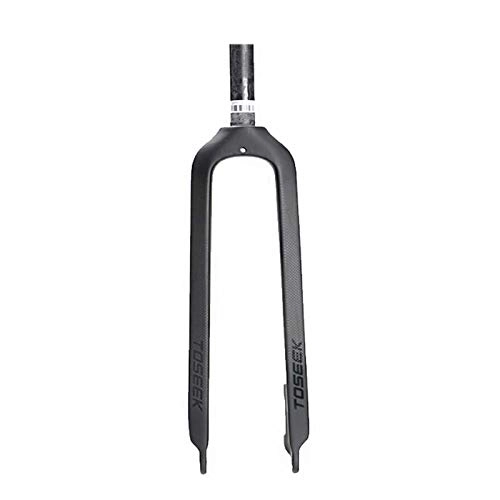 Mountain Bike Fork : WANGT MTB Bike Hard Fork, Disc Brake Carbon Mountain Bike Fork 26 / 27.5 / 29" 28.6mm Threadless Straight Tube Superlight Bicycle Front Forks, 26