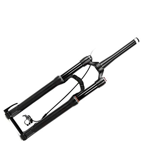 Mountain Bike Fork : Waui 27.5 / 29inch Downhill Suspension Forks, Mountain Bike Bucket Shaft Fork Remote Control With Quick Release MTB Shock Absorber Fork Travel:100mm