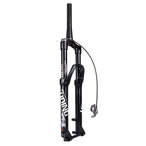 Mountain Bike Fork : Waui 27.5inch Mountain Suspension Fork, Lightweight Aluminum Alloy Shock Absorber Mountain 1-1 / 8" Travel 110 * 15mm (Color : B, Size : 27.5inch)