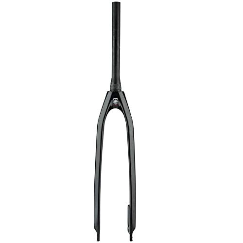 Mountain Bike Fork : Waui Carbon Fiber MTB Replacement Fork Rigid Fork Straight Pipe Diameter 28.6MM 20inch / 20